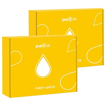 puritak 維生素蓮蓬頭香氛濾芯4件禮盒  檸檬，薰衣草，桃子，白麝香  2盒