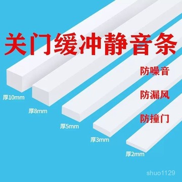 臺灣🚍8H出🉑關門緩衝靜音門縫關不嚴不緊神器家用防門響貼房門關門減震緩衝墊