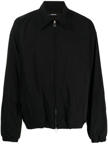 SONGZIO - Dart zipped coach jacket - men - Spandex/Elastane/Nylon - 48 - Black