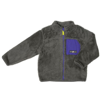 akachan honpo - 刷毛夾克-深灰色