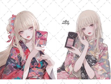 original sticker no.7657 人物貼紙 原創貼紙 人物貼紙 女孩貼紙 原創人物貼紙