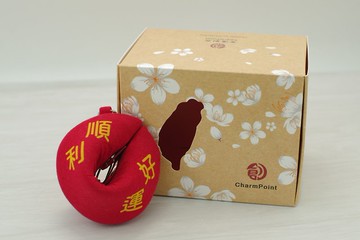 【錢母包:順利好運/金色】直徑6.5公分/放平安符/放車內/保平安