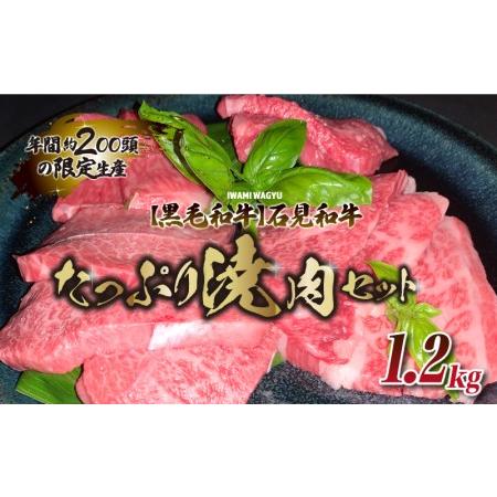 ふるさと納税 石見和牛たっぷり焼肉セット1.2kg 島根県邑南町