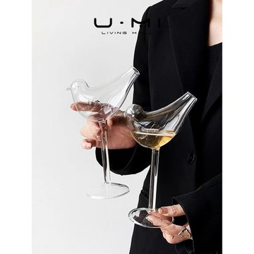 U MiLIVING·凰鳥|酒具中古ins風玻璃紅酒杯高腳杯子雞尾酒杯家用