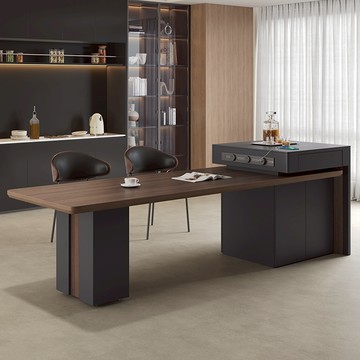 完美主義│簡瀾 煙燻胡桃岩板伸縮中島餐桌櫃 中島桌 櫥櫃 餐桌 櫃子 收納櫃【S0199/S0200】