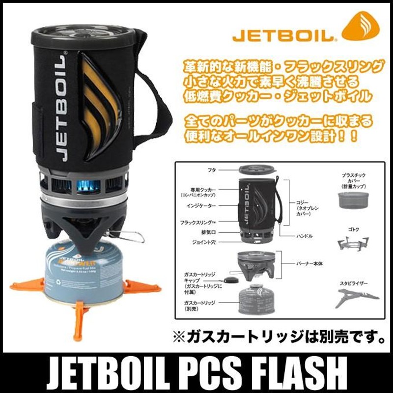 モンベル ジェットボイル PCS フラッシュ(カラー：カーボン、#1824329