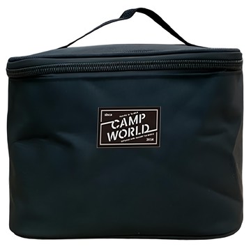 逐露天下 電暖器收納袋 防潑水 耐磨耐用 聚酯纖維製造 雙向拉鍊設計  黑色  1個