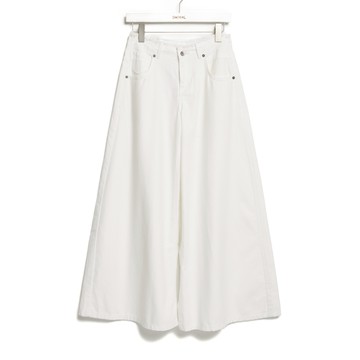 SOMETHING｜女裝｜萊賽爾無腰頭超寬褲