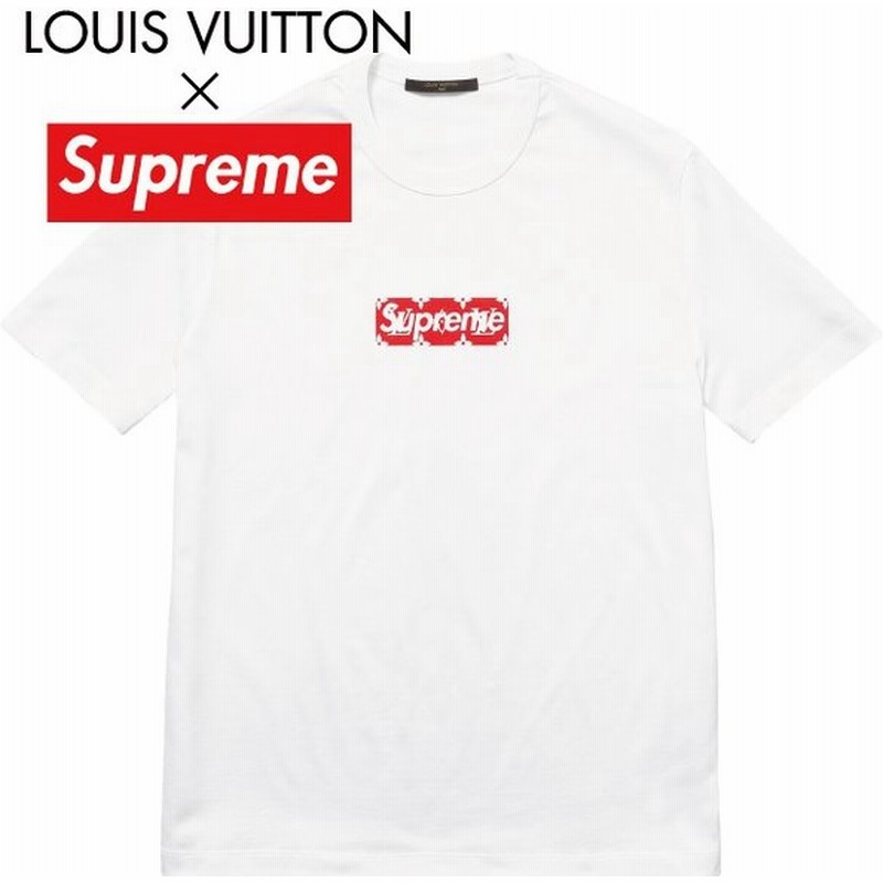 Louis Vuitton Supreme ルイ ヴィトン シュプリーム コラボ ロゴ Tシャツ ホワイト 通販 Lineポイント最大0 5 Get Lineショッピング