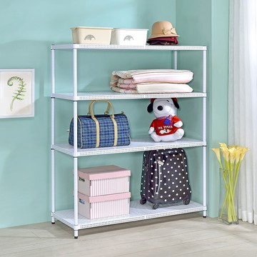 aaa耐重沖孔式四層烤漆置物架 120x45x150cm - 2色可選