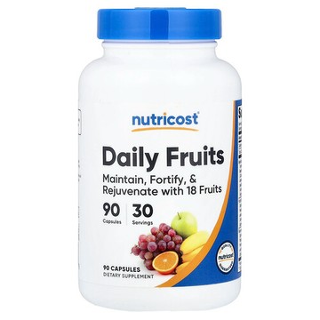 Nutricost, 日常水果，90 粒膠囊