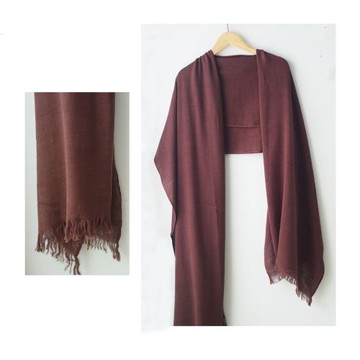 全棉水洗禪披 打坐禪意披肩圍巾 佛系紗巾純棉男女不起球空調披肩