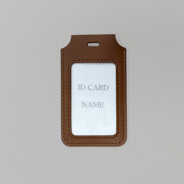 識別證套 | 義大利植鞣革真皮手工證件套 | 基本款