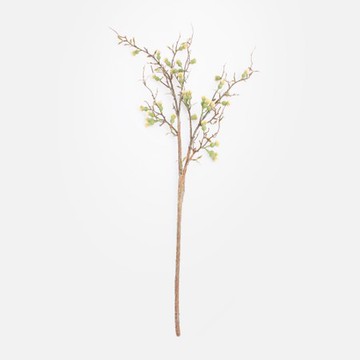 查莉擬真花插野果枝110cm 綠黃