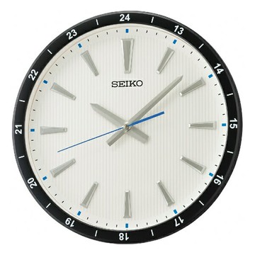 seiko SK037 精工鐘 (QXA802J ) 立體刻度滑動式秒針靜音掛鐘 白35cm｜樂天全館特惠中★指定刷卡回饋10%
