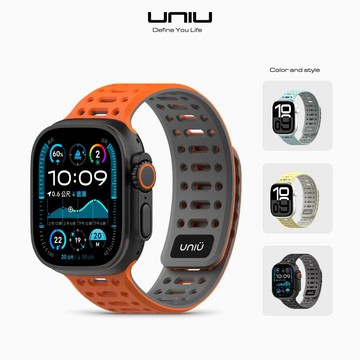Air Sport 運動型錶帶 for Apple Watch 49/46/45/44mm 太空黑
