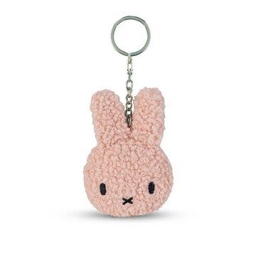 荷蘭 BON TON TOYS｜Miffy米菲兔環保填充鑰匙圈-粉10cm