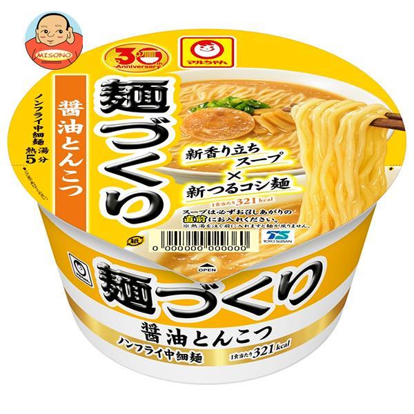 東洋水産 マルちゃん 麺づくり 醤油とんこつ 91g×12個入