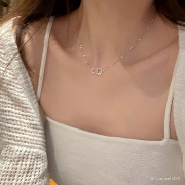 📿限時下殺📿【1804人好評】925純銀豬鼻子項鏈女ins輕奢小衆設計溫柔高級百搭學生氣質鎖骨鏈