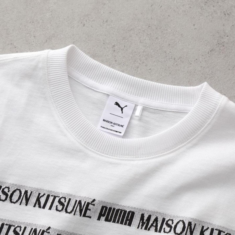 MAISON KITSUNE × PUMA メゾンキツネ プーマ コラボ 半袖 Tシャツ ...