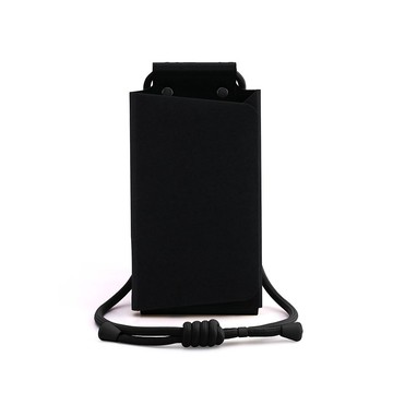 PhonePochette 手機隨身袋 午夜純黑 純素皮革客製 情人節禮物