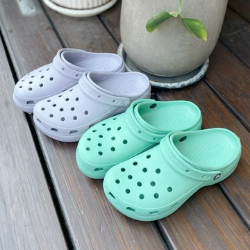 CROCS PLATFORM CLOG 雲朵洞洞鞋 馬卡龍配色