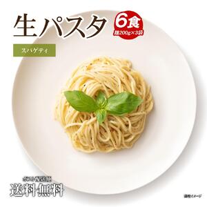 生パスタ6食麺のみ（スパゲティ）