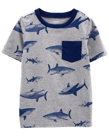 Kid Shark Pocket Tee