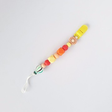 客製化 23公分 9顆 熱氣球 雛菊 奶嘴鏈