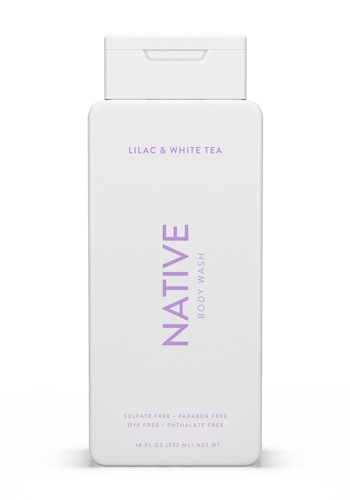 Native Body Wash Lilac & White Tea 18 fl oz