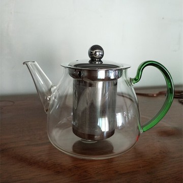 耐高溫玻璃茶具套裝鋼膽壺帶過濾杯子蠟燭加熱花茶壺功夫茶道整套