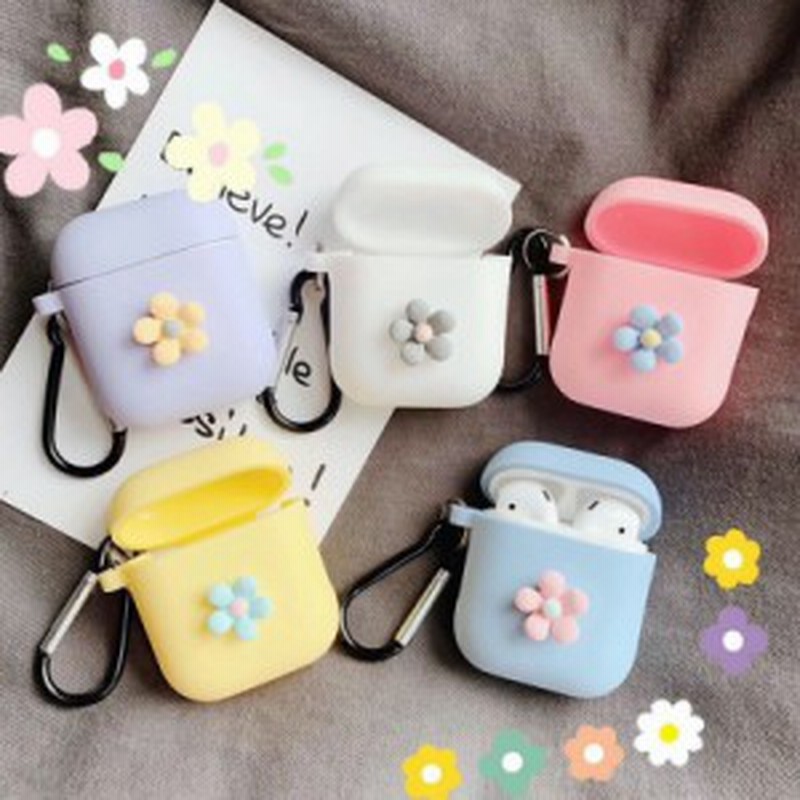 Airpods ケース 韓国 シンプルパステルフラワー フック付き カバー シリコン 花 かわいい シンプル お洒落 イヤホンケース 通販 Lineポイント最大1 0 Get Lineショッピング