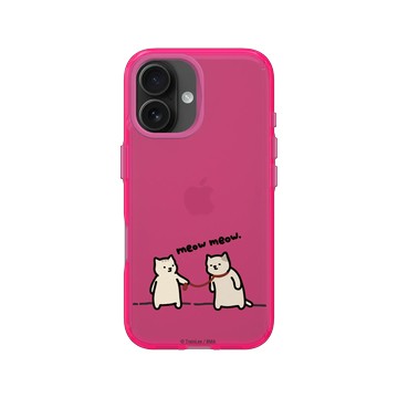 iPhone 16 Clear 粉漾桃 - 小貓貓們 Little Cattos - Companionship