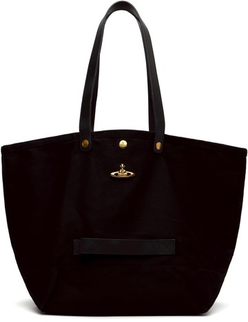 Vivienne Westwood 黑色 Utility 托特包