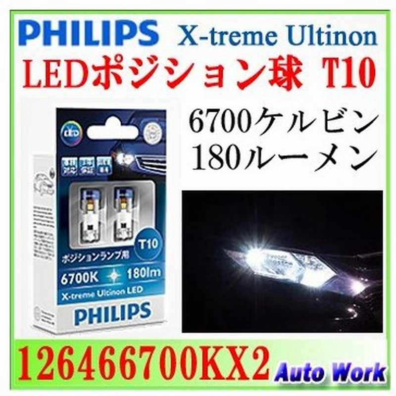 フィリップス Led T10 ウェッジ球 kx2 180ルーメン 6700ケルビン ホワイト T 10 拡散ポジション ライセンス球 通販 Lineポイント最大0 5 Get Lineショッピング