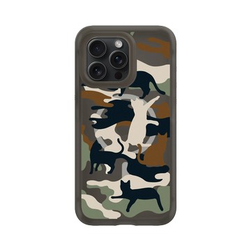 iPhone 15 Pro Max AirX 本質黑 - Camouflage / 迷彩 - 喵迷彩-黑