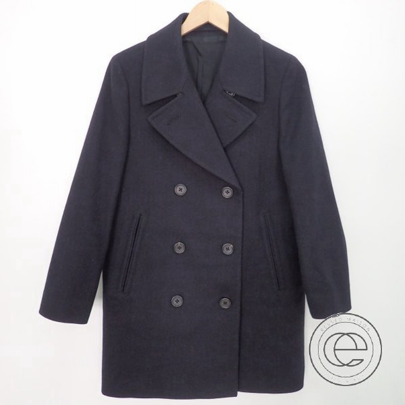 Margaret Howellマーガレットハウエル 578 Fox Brothersフォックスブラザーズ生地 ウール ピーコート2 ネイビー レディース 通販 Lineポイント最大0 5 Get Lineショッピング