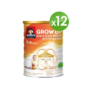 《桂格》三益菌成長奶粉(1500gx12罐)