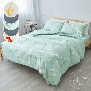 【小日常寢居】舒柔超細纖維6尺雙人加大床包+舖棉兩用被組(含枕套) 可超取 〔多款任選〕床單 被單 台灣製