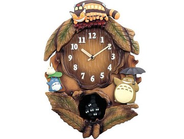 真愛日本 宮崎駿 吉卜力 造型音樂報時鐘 振子掛擺鐘 龍貓們與貓公車樹屋 龍貓 音樂報時壁掛鐘 掛鐘 時鐘 壁掛鐘 4903456172726