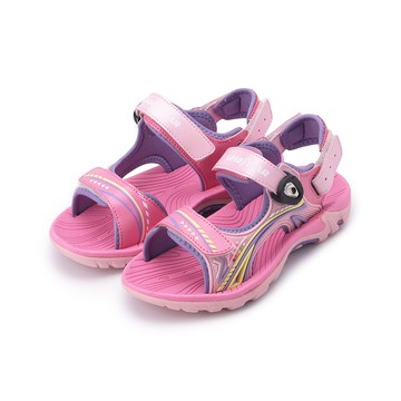 GOODYEAR 涼夏奔馳 磁扣運動涼鞋 粉 GAKS58822 大童鞋