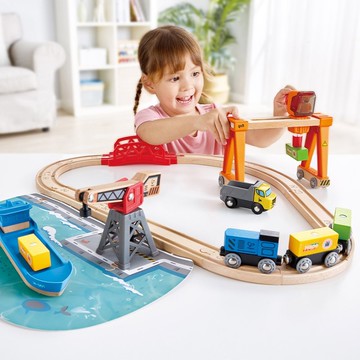 德國Hape 起重裝卸港口組合