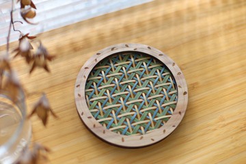 工藝體驗素材組(L) ll 竹編星空杯墊  4款可選