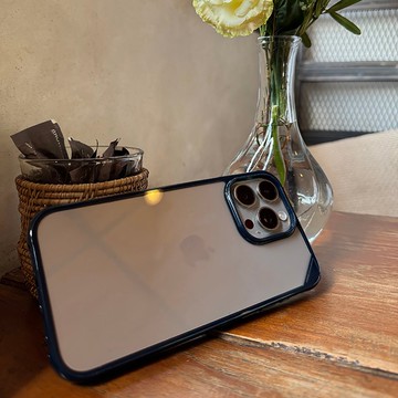 ARMOR iPhone 15 Signature Pro 系列電話保護殼_午夜藍/橙帶