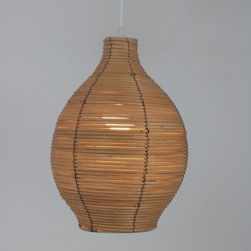 ??快速出貨?? 附發票 創意藤編田園燈罩復古日式餐廳個性火鍋店藤藝民宿東南亞竹編吊燈