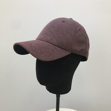 歐美風簡約休閑百搭光板情侶四季款棒球帽學生帽子男女春夏遮陽帽1入