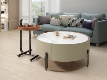 【歐風別館】勞柏岩板茶几組【基隆至台中免運費】