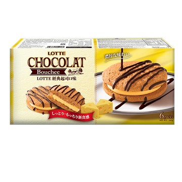 LOTTE巧克力布雪蛋糕-經典起司（6顆裝）