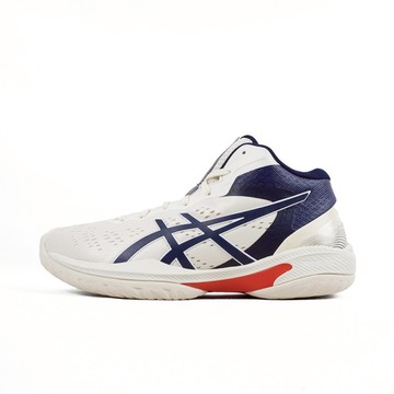 [Kixpress] Asics Gelhoop V16 S 男 籃球鞋 球鞋 抗扭 緩震 耐磨 穩定 米白 藍 [1063A102-100]
