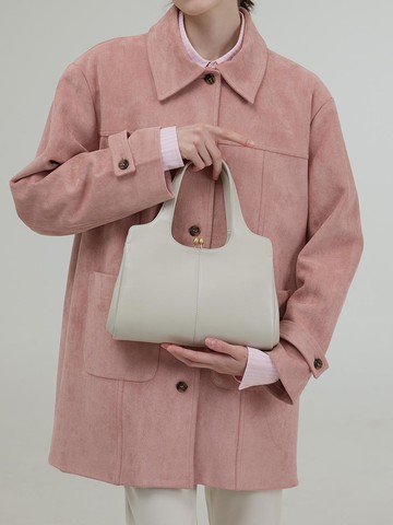 Leather Compact Frame Mini Pate Bag [3COLOR]